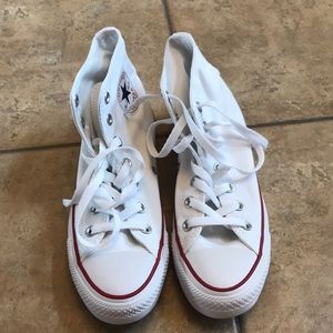 White Converse High Tops New w/Box